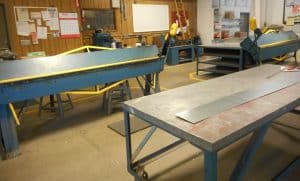 Sheet metal fabrication by Lower Plumbing, Heating and Air, 501 SE 17th Street, Topeka, KS