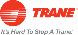 Trane logo. Lower Plumbing Heating and Air Topeka, KS is a comfort specialist.