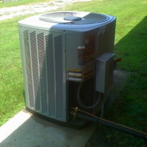 AC Repair Topeka, KS. A Trane air conditioner, lower plumbing heating & air, topeka, ks