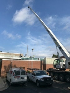 East Lawrence Rec Center new HVAC roof top unit